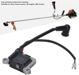 Ontstekingcoil voor Grasmaaier - Geschikt voor Borstelsnijder 48 Motor - Staallegering + ABS - Lengte 62mm - Verhoogt Ontstekingsenergie - Inclusief 1 Ontstekingcoil - Ontstekingsspoel — thumbnail 5