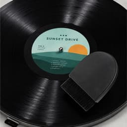 Purepeak Platenborstel - Platenreiniger - LP Reiniger - Vinyl - Naaldborstel - Zwart — thumbnail 3