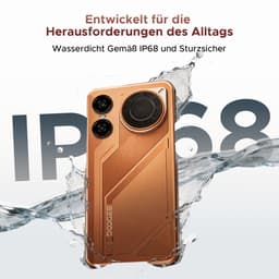 DOOGEE M30 - Rugged Smartphone - 48GB RAM + 256GB ROM (2TB/TF) - 6.88 Inth HD+ 120Hz - IP67 - Android 16 - 8000mAh/33W - 64MP Triple Camera - NFC - Fingerprint - 135dB Loudspeaker - Face ID - Oranje — thumbnail 3