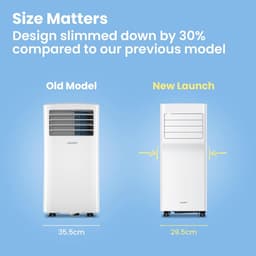 Mobiele airco 7000 BTU – 3-in-1 airconditioner – ontvochtiger en afstandsbediening — thumbnail 2