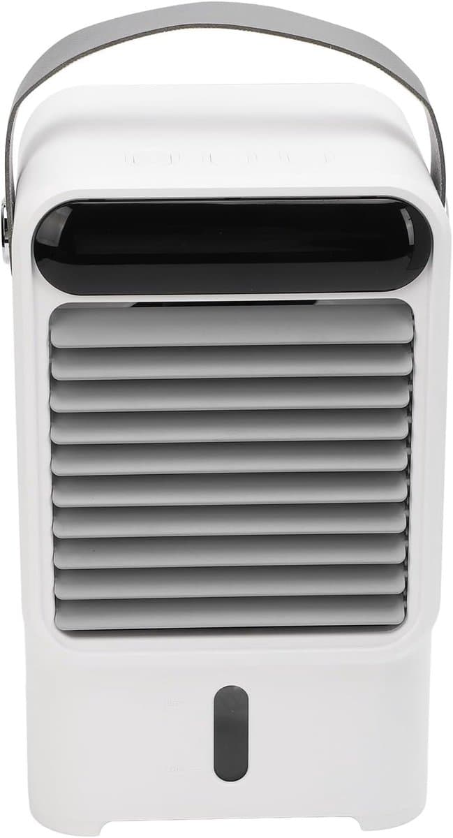 Draagbare Luchtkoeler - Persoonlijke Ventilator - Verkoeling Binnen - Drie Snelheden - 500ml Tank - Grijs — afbeelding 1