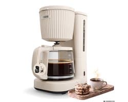 Princess Coffee Maker Wave Koffiezetapparaat – 1000 W – 1,5 L Glazen Kan – Warmhoudfunctie – Niet‑druppel Systeem - 246048