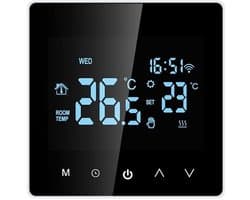 Digitale Thermostaat - Slimme Regelaar - Comfortabele Verwarming - Wekelijks Programmeerbaar - LCD Touch Display - Wit