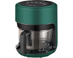 Airfryer - Olievrije Frituurpan - Gezond Koken - Transparante Glazen Binnenruimte - 2.5 Liter - Groen