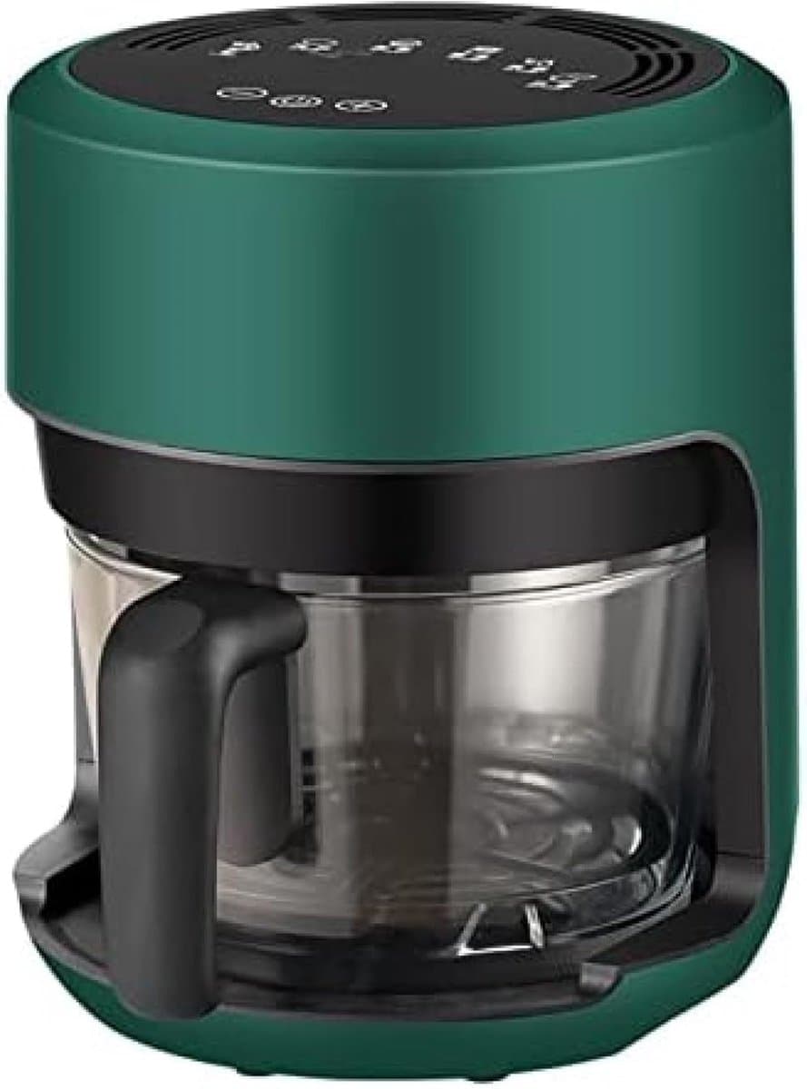 Airfryer - Olievrije Frituurpan - Gezond Koken - Transparante Glazen Binnenruimte - 2.5 Liter - Groen — afbeelding 1