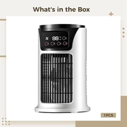 Draagbare Nevel Koeler - Mini Airco - Persoonlijke Koeling - Zes Snelheden - 300Ml Tank - Wit — thumbnail 4
