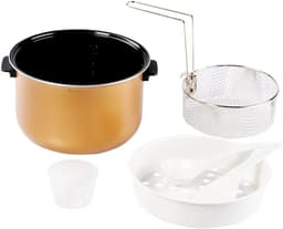 Multicooker - Keukenmachine Koken - Maaltijden Bereiden - 3D Verwarming - 5 Liter - Zwart — thumbnail 4
