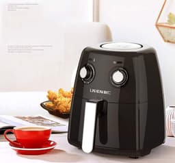 Airfryer - Heteluchtfriteuse - Gezond Koken - Snelle Verwarmings - 2.5 Liter - Zwart — thumbnail 5