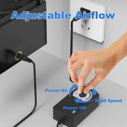 Uitschuifbare Raamventilator - Verstelbare Ventilator - Lucht Verversen - Stille Werking - 5 cm Uitschuifbaar - Aluminiumkleur — thumbnail 1