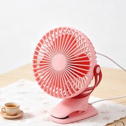 Draagbare Zonneventilator - Camping Ventilator - Buiten Koelen - App Bediening - 20x20x5 cm - Zoals Afgebeeld — thumbnail 2