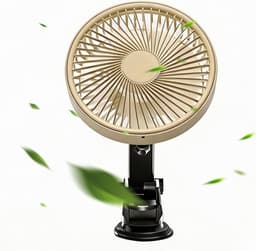 Auto Luchtkoeler - Draagbare Ventilator - Rijden Koel Houden - 360 Graden Rotatie - 23.5 x 17.5 x 7.8 cm — thumbnail 1
