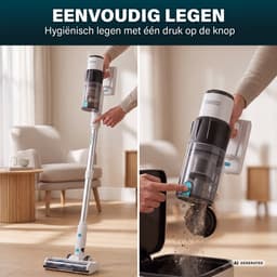 Princess 339520 Draadloze Steelstofzuiger en Handstofzuiger - 25,9V - 350W - Tot 50 Minuten Accuduur - Inclusief Accessoires — thumbnail 3
