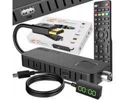 SnelShoppen - TV-decoder Stick DVB-T2 LTC Full HD 1080p HDMI USB WiFi PVR Opname TIMESHIFT Digitale TNT-tuner Multimediaspeler EPG Dolby Digital Plus