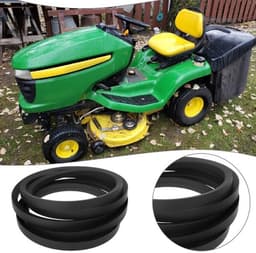 Aandrijfriem Rubber - Compatibel met John Deere LT150/LT160/LT170/LT180 - Slijtvast - Hoge temperatuur weerstand - 1 stuk - Zwart - Grasmaaier Riem — thumbnail 3