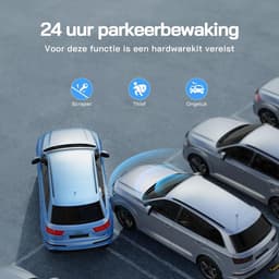 SnelShoppen - Dash Cam 2.5K Voor en Achter Met 3.0" LCD-scherm, Super Nachzicht, Loop Recording, G-sensor, 170° Wide Angle HDR, Parkeerbewaking — thumbnail 4