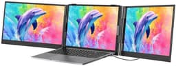 Blackview DCM8 Pro 15,3" FHD, Draagbare Dual-Screen Monitor met Echte One-Cable Setup (USB-C), 4,5 mm, 1,2 kg, Oogbescherming, voor Laptop/Telefoon/Switch/PS5 — thumbnail 3