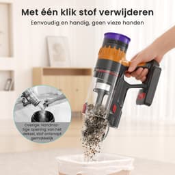 Lefant V1 Draadloze steelstofzuiger - 300W - Handstofzuiger - 3 opzetstukken - 40000 Pa zuigkracht - 3 zuigstanden - zakloos - op accu — thumbnail 5