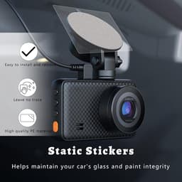 Thijox - Elektrostatische Folie en Dubbelzijdige Sticker voor Dashcam Accessoires - Veiligheid en Bescherming voor Voorruit - Compatibel met Alle Dash — thumbnail 3