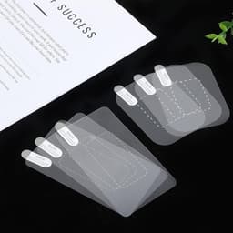 SnelShoppen - Pack van 6 Windscreen Sticker Shield - Electrostatic Stickers voor Dashcam - Eenvoudig te Installeren - Voorkom Krassen en Vallen - Duur — thumbnail 4