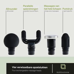 SnelShoppen - Massagepistool voor Spieren en Fascia, BLACKROLL FASCIA GUN met Instelbare Intensiteitsniveaus voor Rug-, Schouder-, Nek- en Beenmassage — thumbnail 2