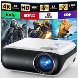 SP® Mini Beamer - Mini 4K-projector - Verbeterde Draagbare Projector - Wit - 21cm x 18cm x 10cm — thumbnail 3