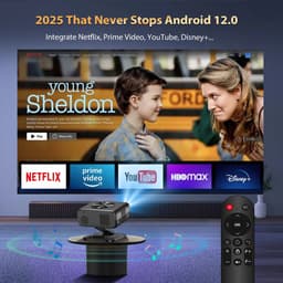 Archi Smart Projector – TV - Full HD 1080P – 800 ANSI – 4K/8K Ondersteuning – Android 12 – WiFi 6 & Bluetooth 5.3 – Autofocus – 64GB — thumbnail 4