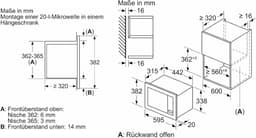 Inbouwmagnetron Zwart - Magnetron Oven - Snel Gerechten Opwarmen - Easy Clean Zelfreiniging - 20 Liter - Zwart — thumbnail 5