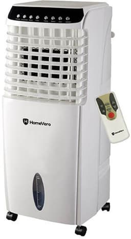 HomeVero Mobiele luchtkoeler - Aircooler - Ventilator - Op Wieltjes - 3 Snelheden - Aircooler - 10 liter — thumbnail 1