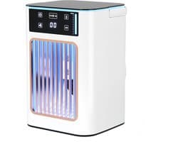 Airconditioner - Koeler - Mini 3-in-1 draagbare airconditioner - met watertank - Draagbare USB-oplaadbare koeler (900 ml) - Geschikt voor kantoor, terras of camping