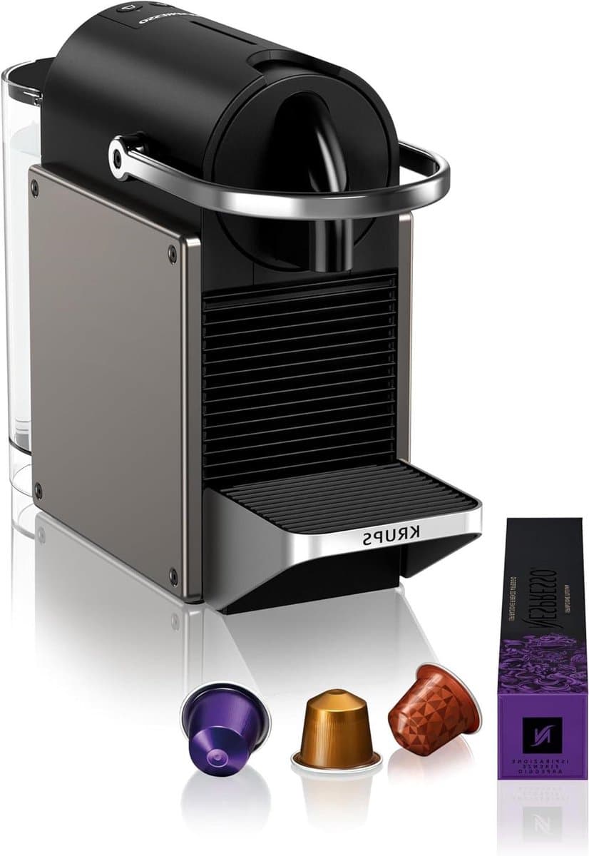 Capsule Koffiezetapparaat - Espresso Machine - Snelle Koffie - Industrieel Design - 0.7 Liter - Donkergroen — afbeelding 1