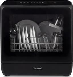 Compacte Vaatwasser - Mini Afwasmachine - Ruimte Besparen - App Bediening - 42.5 x 45.8 cm - Zwart — thumbnail 1