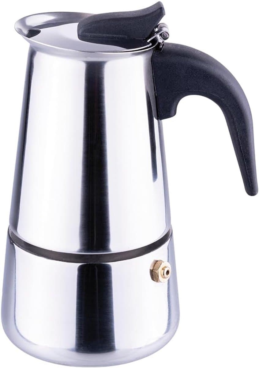 2191192 koffiezetapparaat, 2 kopjes, staal/zilver — afbeelding 1