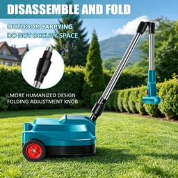 Accu-grasmaaier 23 cm - 3-voudige maaihoogte 20-50 mm - inklapbare handgreep - ideaal voor gazons tot 50 m² - SnelShoppen — thumbnail 3