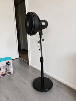 Statiefventilator - Ø 25 cm - 70W - 3 Snelheden - Verstelbare Hoogte (90-125 cm) - zwart — thumbnail 2
