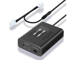 SnelShoppen - Dashcam Power Adapter 3-Pin voor Mercedes-Benz, USB LED Display, Eenvoudig te Installeren, 5V 12V Output voor Achteruitkijkspiegel D3-02