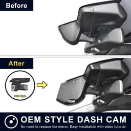 SnelShoppen - 4K Dash Cam voor BMW X1 Gen3 U11/U12 2023 2024 2025, UHD 2160P Video, GPS, WiFi, 64GB Map, OEM Stijl, Perfecte Integratie — thumbnail 2