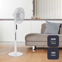 Black+Decker B0F99TBZ14 statiefventilator 40 cm - Extra stil door DC-motor - 30 Watt — thumbnail 2