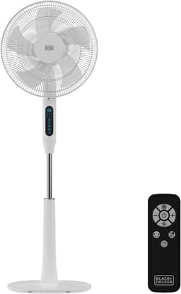 Black+Decker B0F99TBZ14 statiefventilator 40 cm - Extra stil door DC-motor - 30 Watt — thumbnail 1