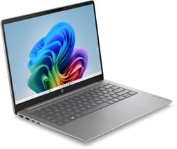 HP OmniBook 3 14-hz0710ndx - Copilot+ Laptop - 14 inch - Snapdragon X - 8GB/512GB - QWERTY - 2K OLED - Studenten laptop — thumbnail 2
