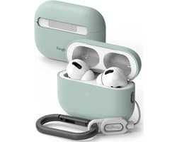 Ringke Case Apple AirPods Pro 1 / 2 Hoesje Siliconen Lichtblauw