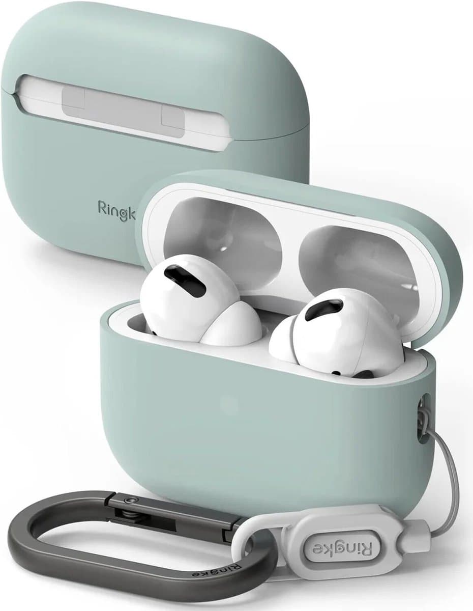 Ringke Case Apple AirPods Pro 1 / 2 Hoesje Siliconen Lichtblauw — afbeelding 1
