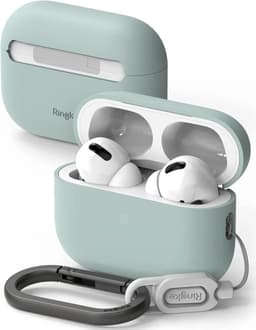 Ringke Case Apple AirPods Pro 1 / 2 Hoesje Siliconen Lichtblauw — thumbnail 1
