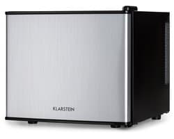 Klarstein Mini-Koelkast SecretHiding 2 Niveaus 17L 26 dB Thermo-elektrisch - Minikoelkast Drankkoeler Hotelkoelkast - voor Hotelkamer voor Slaapkamer - Compact - Mini Fridge - Kleine Koelkast - Compact Koelkast