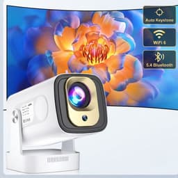 LNMsolutions® Mini Beamer - Beamer - Projector - Wit - 10cm x 9cm x 20cm — thumbnail 1