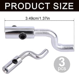 SnelShoppen - 3Pcs Z-Bow Throttle Cable Endstukken - Universele Verstelbare Z-Kop Draad Eindstukken voor Grasmaaier Mini Bike & Remkabel Reparatie — thumbnail 5