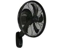 Lucci AIR Glide DC WV Wandventilator 36 W Zwart — afbeelding 1