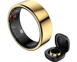 HAALE II Smart Ring met Oplaadcase - Gold - Size 7