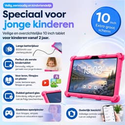 Kindertablet XL 10 Inch HD - 3 + 4 GB RAM - 32 GB ROM - Veilig en leerzaam - SnelShoppen — thumbnail 4