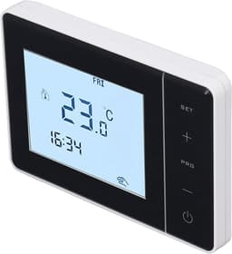 Intelligente Thermostaat - Digitale Regelaar - Verwarming Regelen - Programmeerbare Planning - AC100-230V - Zwart — thumbnail 3