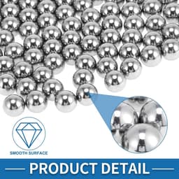 SnelShoppen - 50 Stuks 12,3mm Precisie Kogellager Staal G100 - Hoogwaardige Lagerballen voor Auto, Fiets, Motor, Skateboard, Grasmaaier, Luchtcompress — thumbnail 3